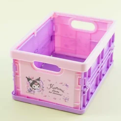 Kuromi Flowery Folding Storage Basket