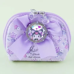 Kuromi Flowery Ribbon Pouch