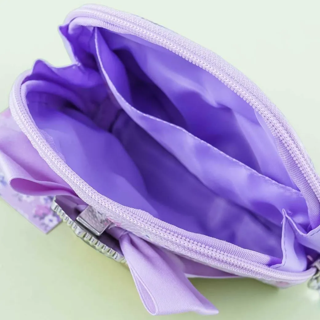 Kuromi Flowery Ribbon Pouch