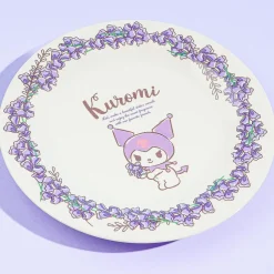 Kuromi Flowery Wreath Plate