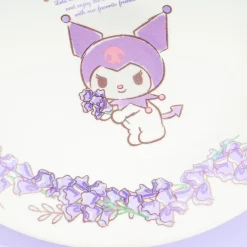 Kuromi Flowery Wreath Plate
