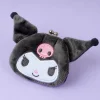 Kuromi Fluffy Gamaguchi Coin Purse
