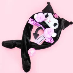 Kuromi Fluffy Hat With Movable Cheering Hands