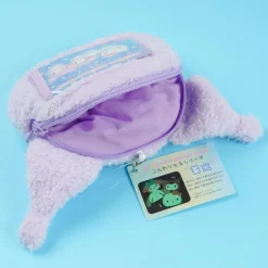 Kuromi Fluffy Luminous Face Pouch & Card Case