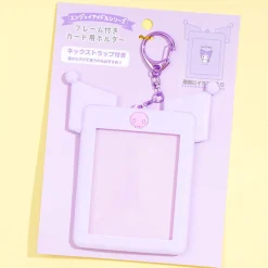 Kuromi Frame Card Holder With Lanyard