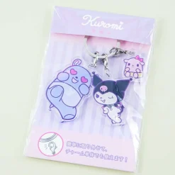 Kuromi Friends Triple Charm Acrylic Keychain