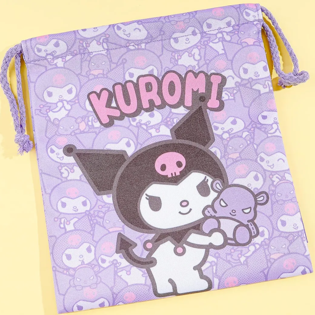 Kuromi Friendship Overload Drawstring Pouch