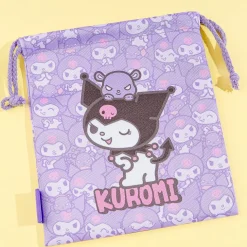 Kuromi Friendship Overload Drawstring Pouch