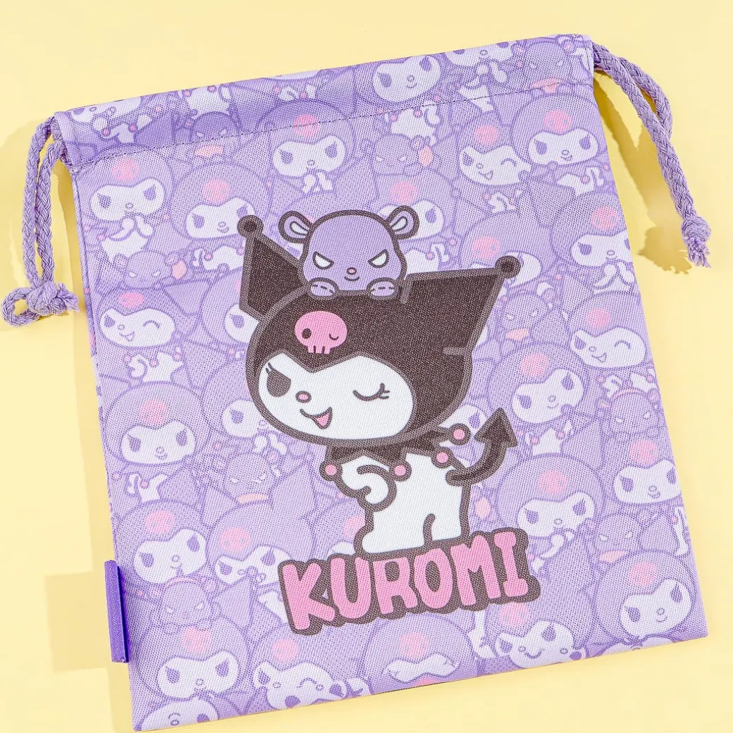 Kuromi Friendship Overload Drawstring Pouch