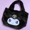 Kuromi Frown Fur Handbag