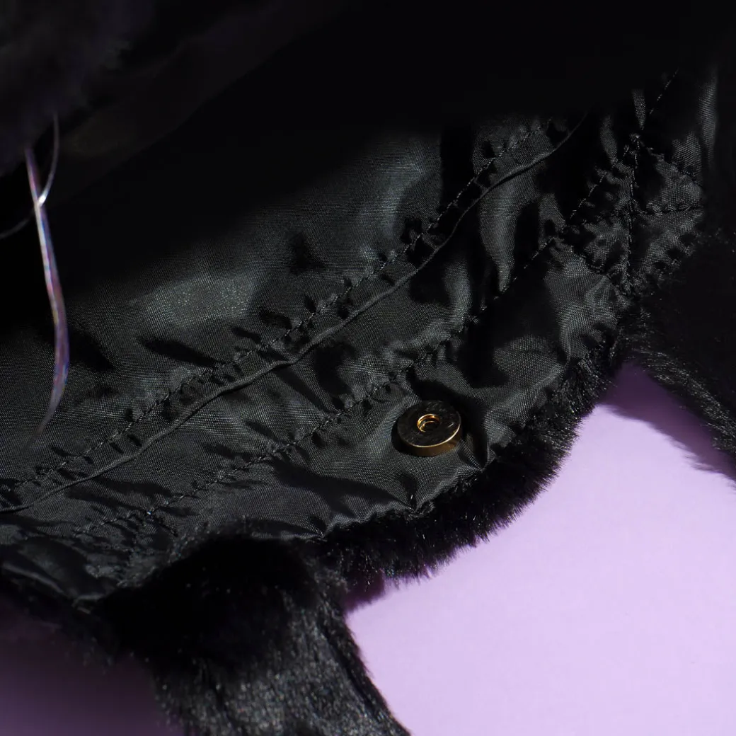 Kuromi Frown Fur Handbag