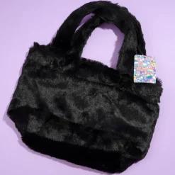 Kuromi Frown Fur Handbag