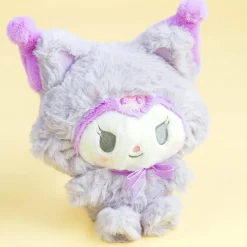 Kuromi Fuwakuta Pastel Cat Plushie - Medium