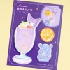Kuromi Galaxy Soda Memo Pad & Sticky Note Set