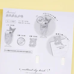 Kuromi Galaxy Soda Memo Pad & Sticky Note Set
