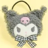 Kuromi Gingham Ribbon Hair Tie