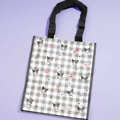 Kuromi Gingham Tote Bag