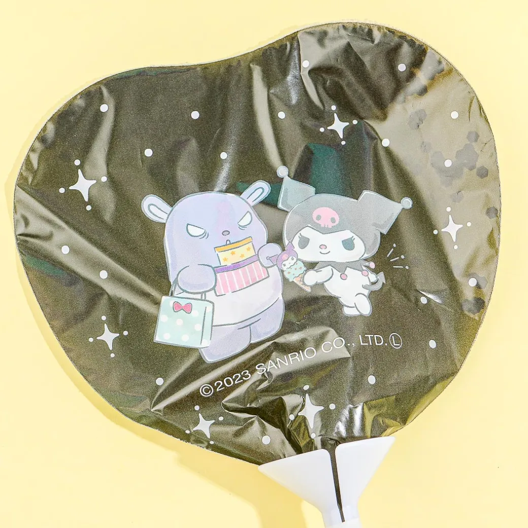 Kuromi Gliterry Heart Stick Balloon