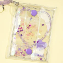 Kuromi Glitter Heart Multi-Case & Carabiner