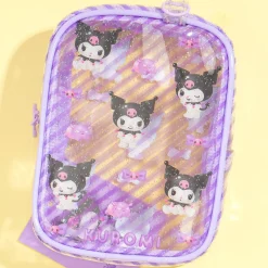 Kuromi Glittery Clear Pouch