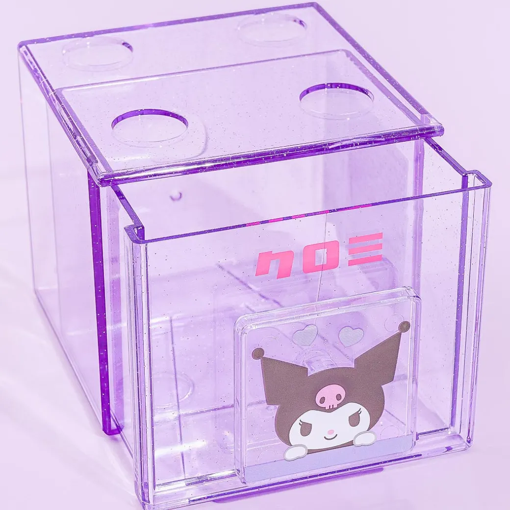 Kuromi Glittery Clear Stacking Chest