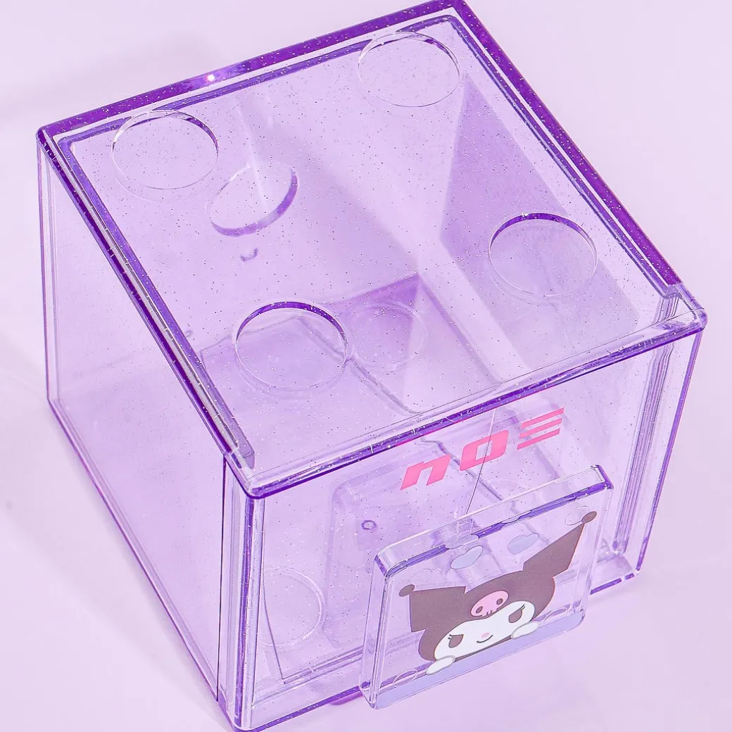 Kuromi Glittery Clear Stacking Chest