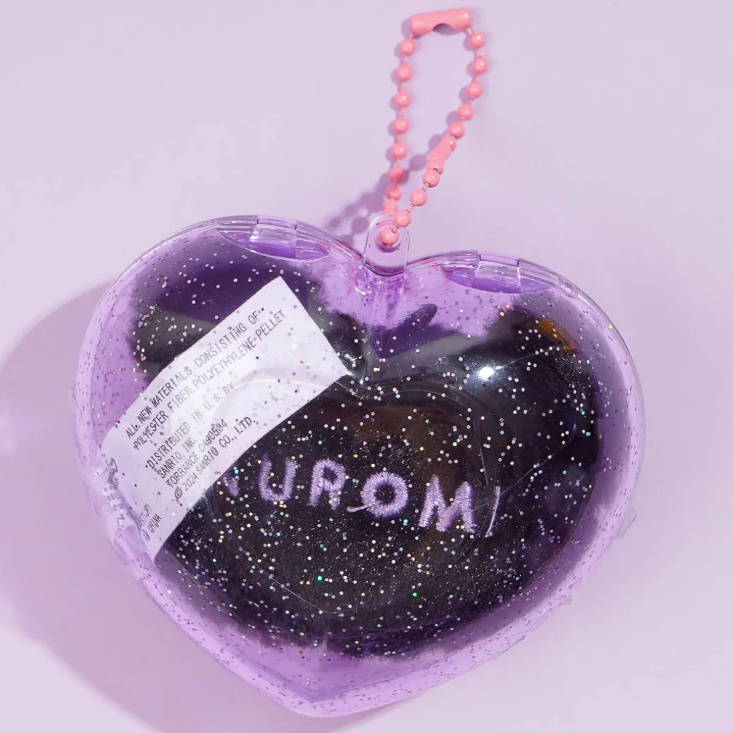 Kuromi Glittery Heart Case Charm