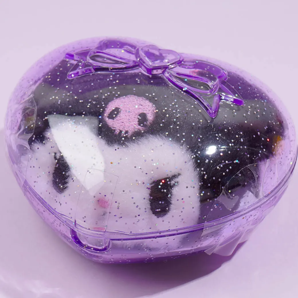 Kuromi Glittery Heart Case Charm
