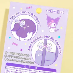 Kuromi Glittery Ribbon Hair Tie