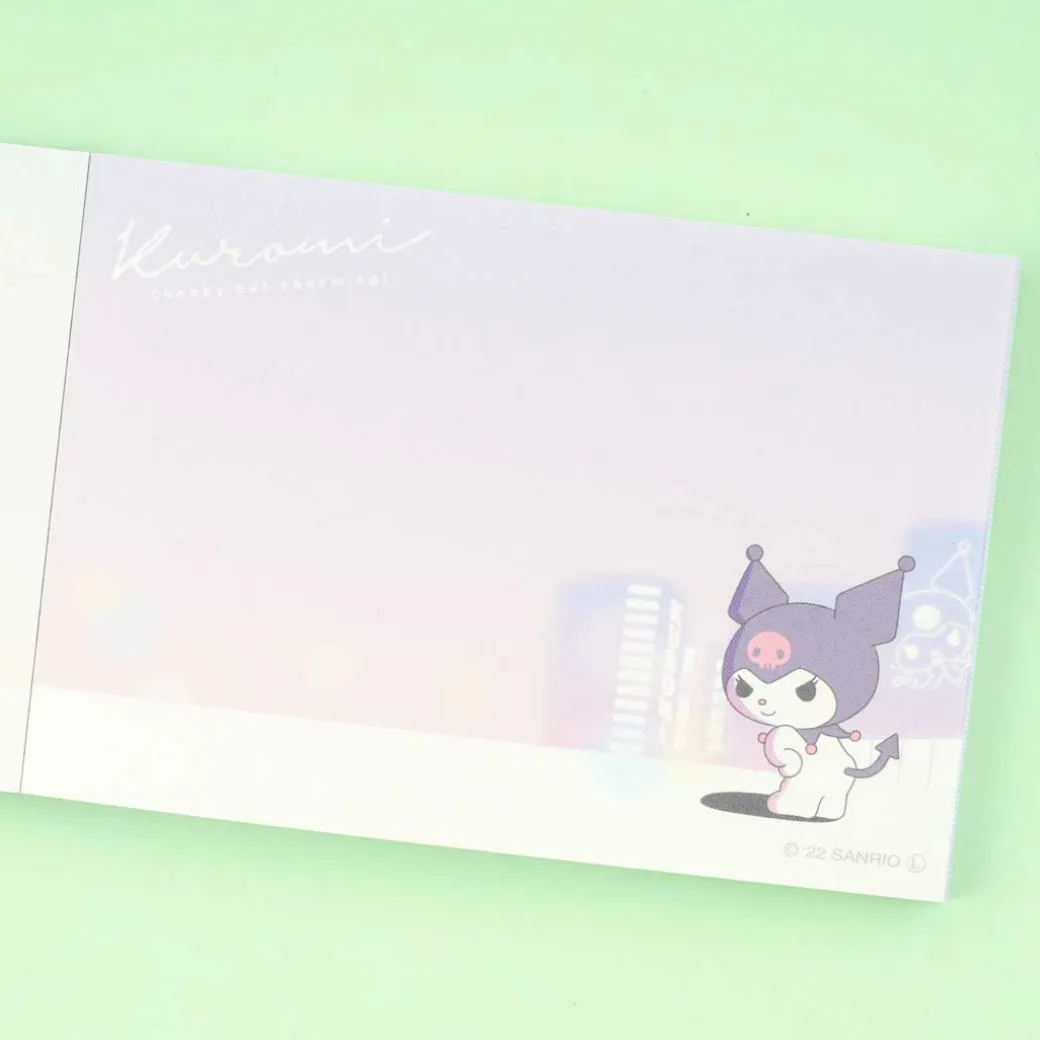 Kuromi Glow In The Dark Mini Memo Pad