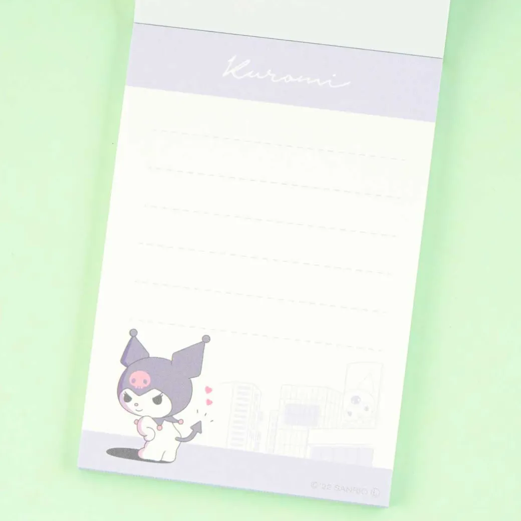 Kuromi Glow In The Dark Mini Memo Pad