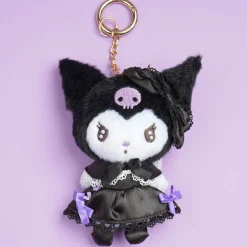 Kuromi Gothic Lolita Plushie Keychain
