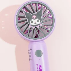 Kuromi Handy Fan With Carabiner
