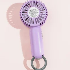 Kuromi Handy Fan With Carabiner