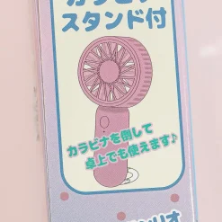 Kuromi Handy Fan With Carabiner
