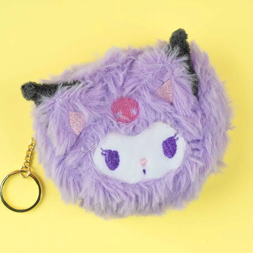 Kuromi Happy Cat Mini Face Pouch