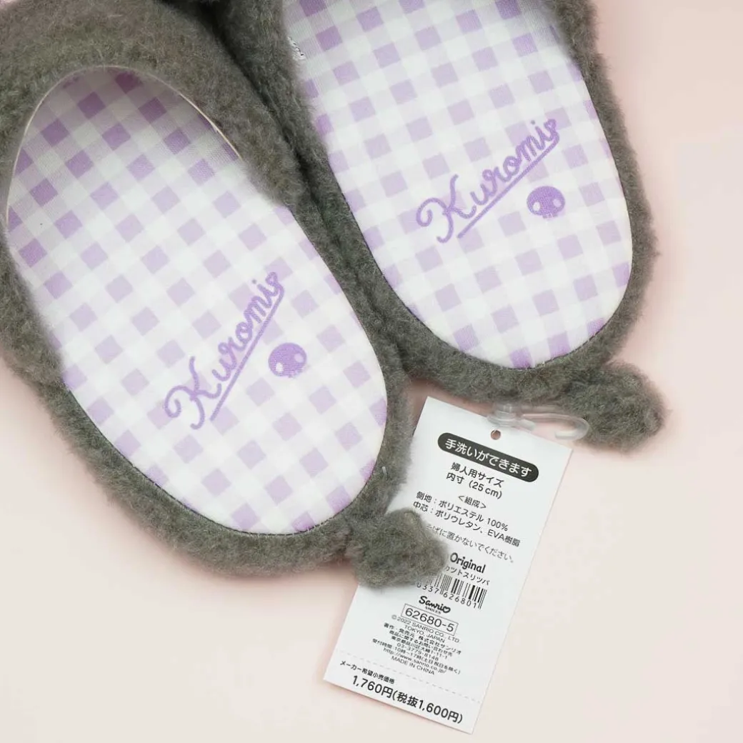Kuromi Happy Face Slippers