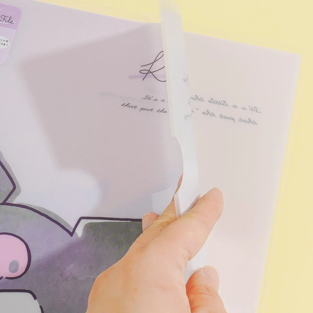 Kuromi Happy Pocket File Folder