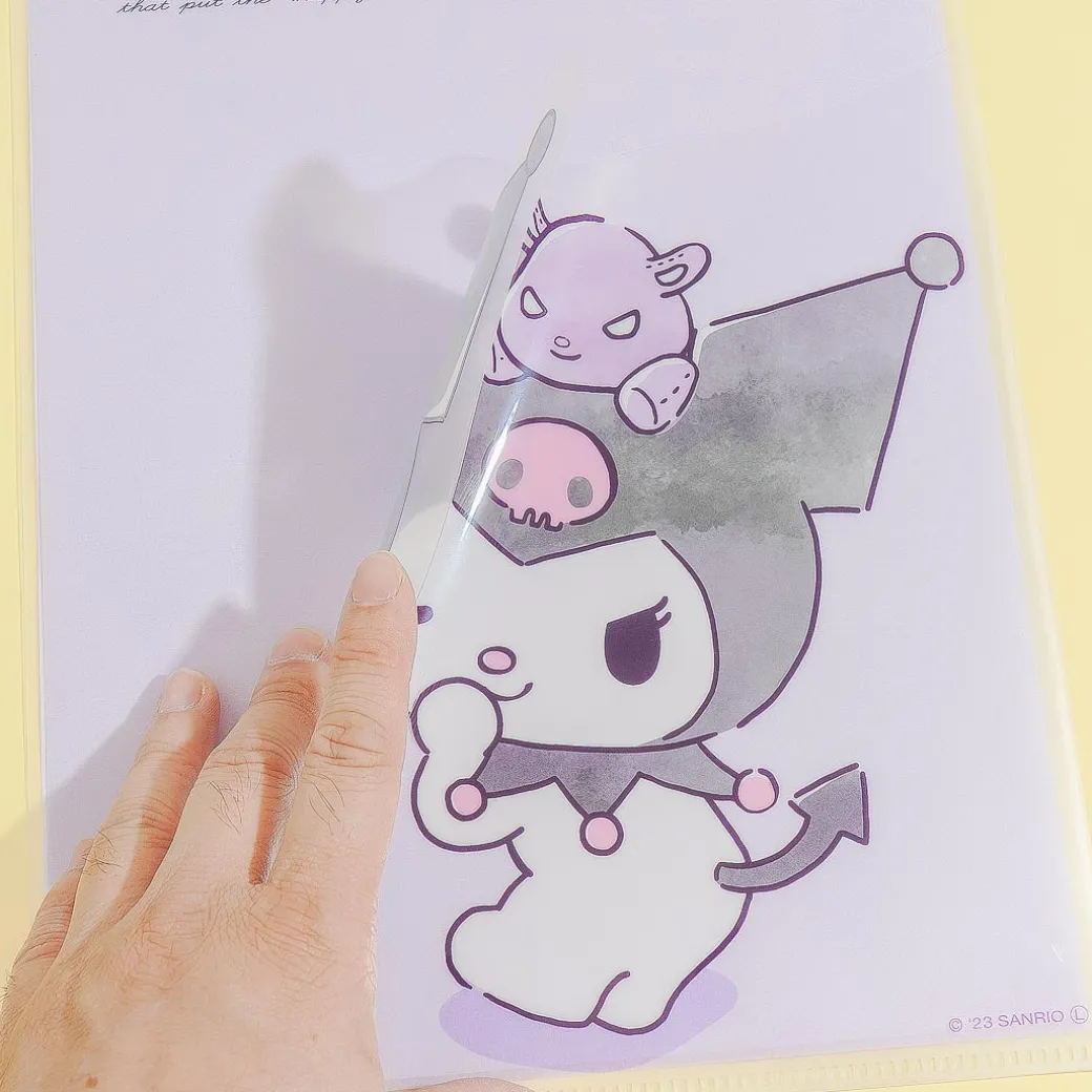 Kuromi Happy Pocket File Folder