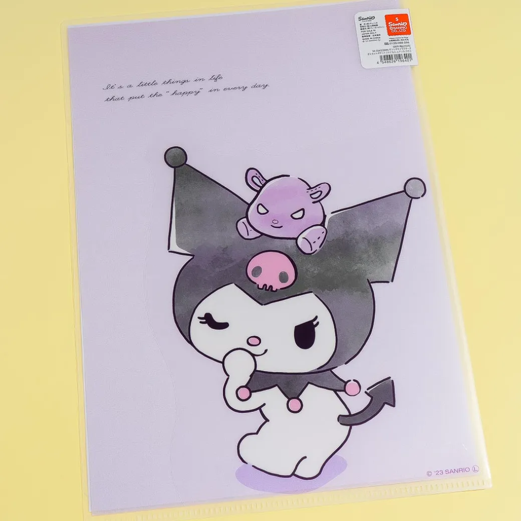 Kuromi Happy Pocket File Folder