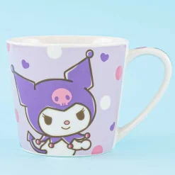 Kuromi Head Tilt Ceramic Cup