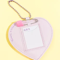 Kuromi Heart Badge Charm