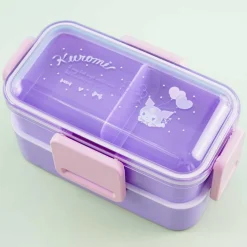 Kuromi Heart Balloons Rectangular Bento Set