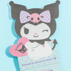 Kuromi Heart Hug Die-Cut Memo Pad