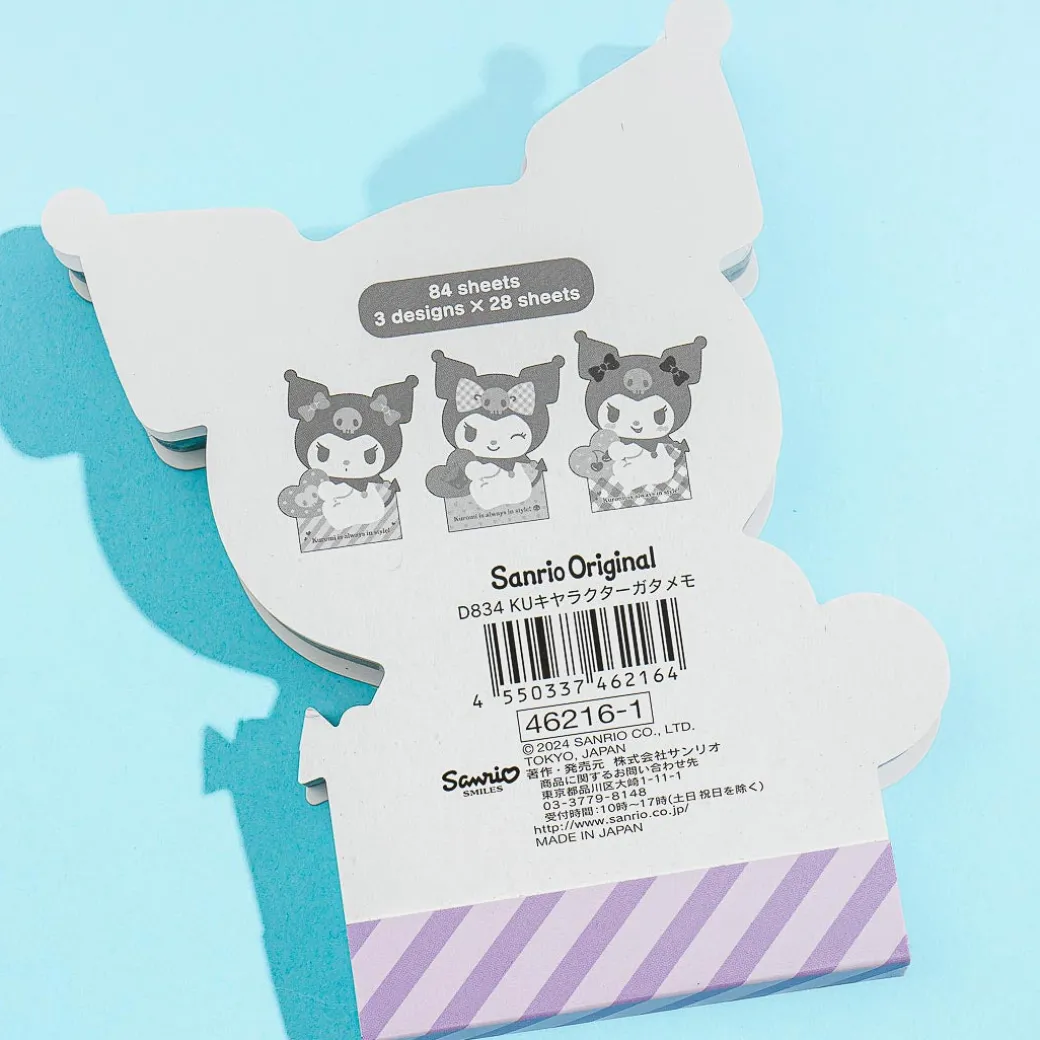 Kuromi Heart Hug Die-Cut Memo Pad