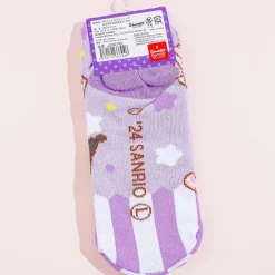 Kuromi Heart Jacquard Socks