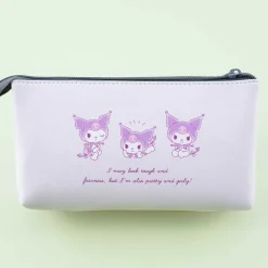 Kuromi Heart Sweets 3-Pocket Pencil Case
