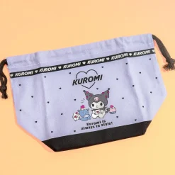 Kuromi Hearts Drawstring Lunch Bag