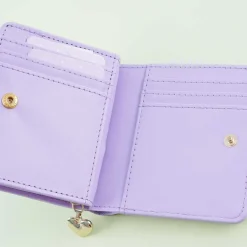 Kuromi Hearts Faux Leather Bi-Fold Wallet