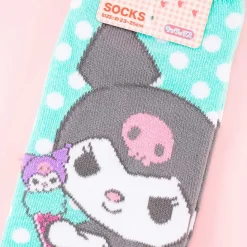 Kuromi Ice Cream Cone Dotted Socks
